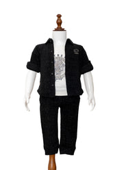 Gusto Newborn Full-Sleeve Shirt Co-Ord Set